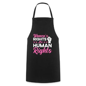 Droits des femmes Égalité des sexes - Tablier de cuisine - noir - Devant - AI Model Male 185 dark (185cm)