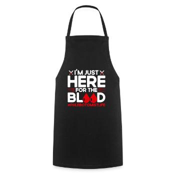 Phlebotomist Blood Sampling Phlebotomy Laboratory Geschen - Cooking Apron - black - Front - AI Model Male 185 dark (185cm)
