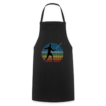 Fencing Fencing Sport Fencing - Cooking Apron - black - Front - AI Model Male 185 dark (185cm)