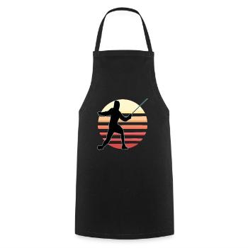 Fencing Fencing Sport Fencing - Cooking Apron - black - Front - AI Model Male 185 dark (185cm)