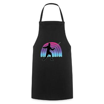 Fencing Fencing Sport Fencing - Cooking Apron - black - Front - AI Model Male 185 dark (185cm)