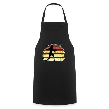 Fencing Fencing Sport Fencing - Cooking Apron - black - Front - AI Model Male 185 dark (185cm)