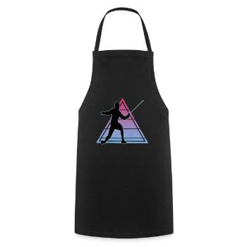 Fencing Fencing Sport Fencing - Cooking Apron - black - Front - AI Model Male 185 dark (185cm)