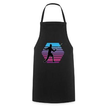 Fencing Fencing Sport Fencing - Cooking Apron - black - Front - AI Model Male 185 dark (185cm)