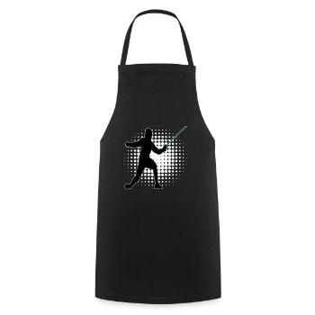 Fencing Fencing Sport Fencing - Cooking Apron - black - Front - AI Model Male 185 dark (185cm)