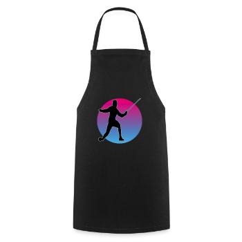 Fencing Fencing Sport Fencing - Cooking Apron - black - Front - AI Model Male 185 dark (185cm)
