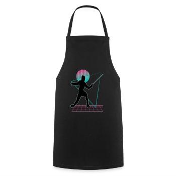 Fencing Fencing Sport Fencing - Cooking Apron - black - Front - AI Model Male 185 dark (185cm)