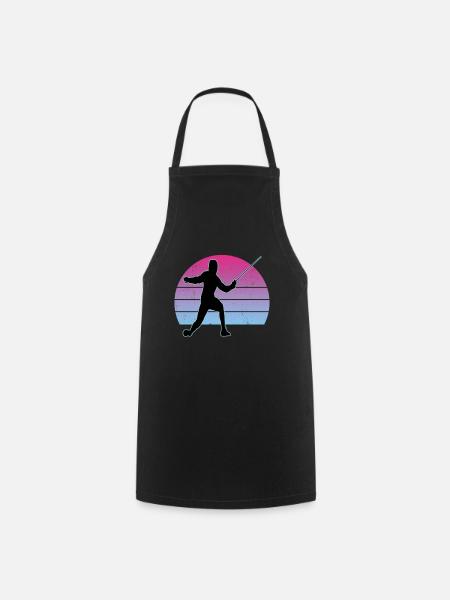 Fencing Fencing Sport Fencing - Cooking Apron - black