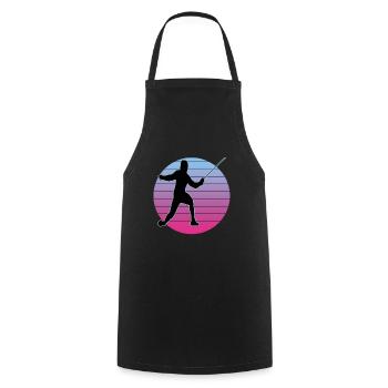 Fencing Fencing Sport Fencing - Cooking Apron - black - Front - AI Model Male 185 dark (185cm)