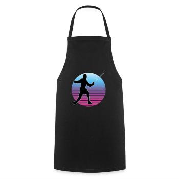Fencing Fencing Sport Fencing - Cooking Apron - black - Front - AI Model Male 185 dark (185cm)
