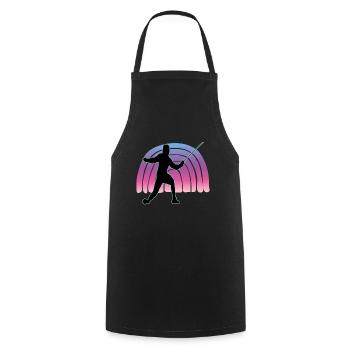 Fencing Fencing Sport Fencing - Cooking Apron - black - Front - AI Model Male 185 dark (185cm)