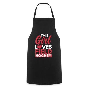 Feldhockey Mannschaftssport Feldhockey Spiel Gesch - Kochschürze - Schwarz - Vorne - AI Model Male 185 dark (185cm)