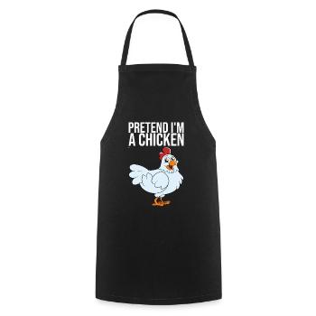 Pretend at A Chicken - Cooking Apron - black - Front - AI Model Male 185 dark (185cm)