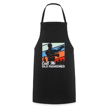 Cocktailbar Kellner Mixologe Geschenk - Kochschürze - Schwarz - Vorne - AI Model Male 185 dark (185cm)