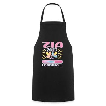 Zia 2023 Loading - Cooking Apron - black - Front - AI Model Male 185 dark (185cm)