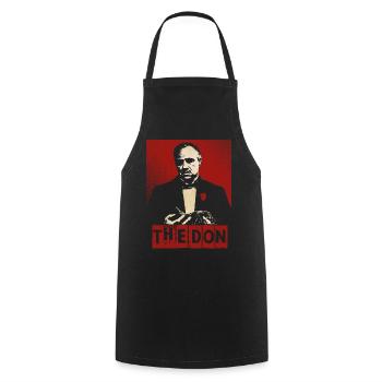 Le Parrain Film De Mafia Don Corleone The Don - Tablier de cuisine - noir - Devant - AI Model Male 185 dark (185cm)