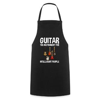 Guitare L’instrument pour les personnes intelligentes 4 - Tablier de cuisine - noir - Devant - AI Model Male 185 dark (185cm)