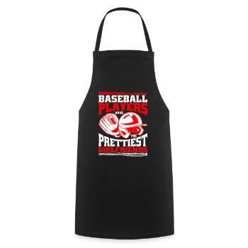 Baseball Players Have The Prettiest Girlfriends 6 - Kochschürze - Schwarz - Vorne - AI Model Male 185 dark (185cm)