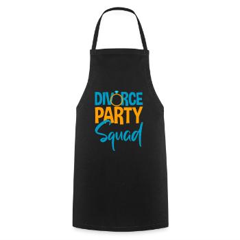 Divorce Party Squad 4 - Kochschürze - Schwarz - Vorne - AI Model Male 185 dark (185cm)