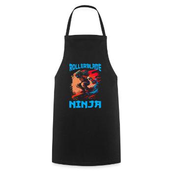 Rollerblade Ninja 6 - Cooking Apron - black - Front - AI Model Male 185 dark (185cm)