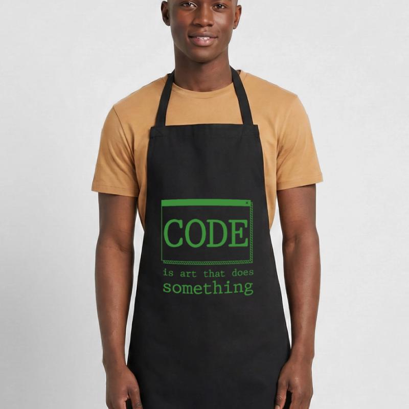 Code Is Art That Does Something 2 Kochschürze