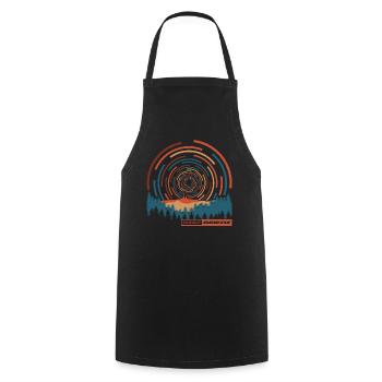 Harz Sunrise (Brocken Edition) - Cooking Apron - black - Front - AI Model Male 185 dark (185cm)