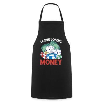 I Love Losing Money 6 - Kochschürze - Schwarz - Vorne - AI Model Male 185 dark (185cm)