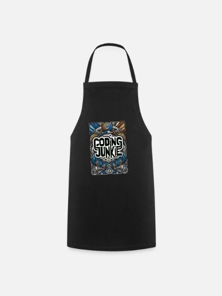 Coding Junkie 14 - Kochschürze - Schwarz