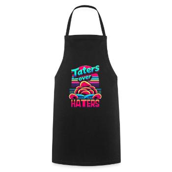 Taters Over Haters 23 - Kochschürze - Schwarz - Vorne - AI Model Male 185 dark (185cm)