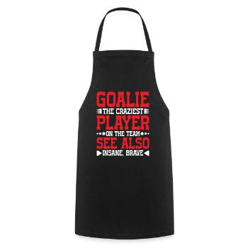 Goalie Gear Goalkeeper Definition 12 - Kochschürze - Schwarz - Vorne - AI Model Male 185 dark (185cm)
