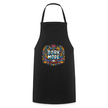 Mode Dork 8 - Tablier de cuisine - noir - Devant - AI Model Male 185 dark (185cm)