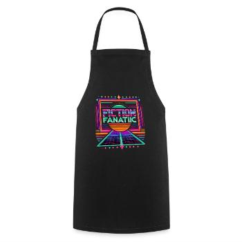 Fiction Fanatic 4 - Cooking Apron - black - Front - AI Model Male 185 dark (185cm)