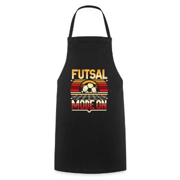 Mode Futsal Sur 11 - Tablier de cuisine - noir - Devant - AI Model Male 185 dark (185cm)