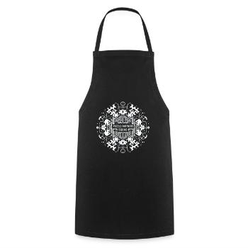 Puzzle Partners Squad 4 - Cooking Apron - black - Front - AI Model Male 185 dark (185cm)