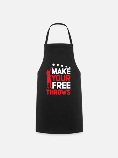 Make Your Free Throws 7 - Kochschürze - Schwarz