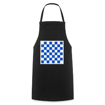 Portable Chess Board - Play Chess Instantly 2 - Cooking Apron - black - Front - AI Model Male 185 dark (185cm)