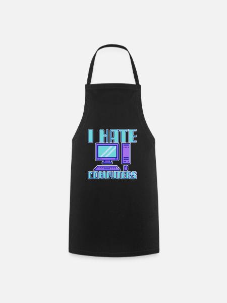 I Hate Computers 4 - Kochschürze - Schwarz