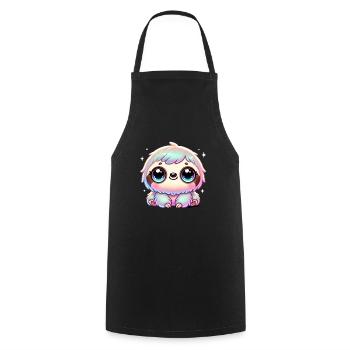 Super Cute Kawaii Baby Sloth - Kochschürze - Schwarz - Vorne - AI Model Male 185 dark (185cm)