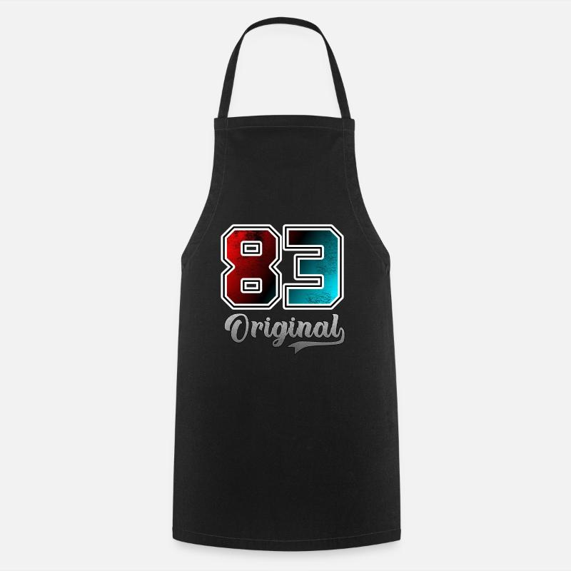 83 Original - 1983 - 40 ans Anniversaire - Tablier de cuisine - noir
