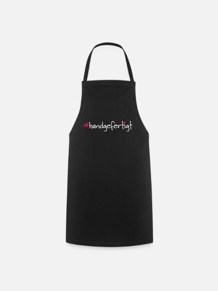 #handgefertigt - Kochschürze - Schwarz