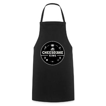 Cheesecake King 6 - Tablier de cuisine - noir - Devant - AI Model Male 185 dark (185cm)