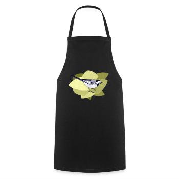 Bird - Cooking Apron - black - Front - AI Model Male 185 dark (185cm)