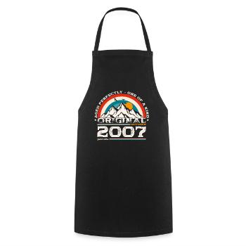 17th Birthday Legend October 2007 Volume 07 - Cooking Apron - black - Front - AI Model Male 185 dark (185cm)