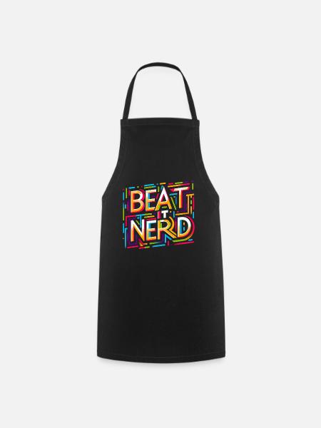 Beat it Nerd 14 - Kochschürze - Schwarz