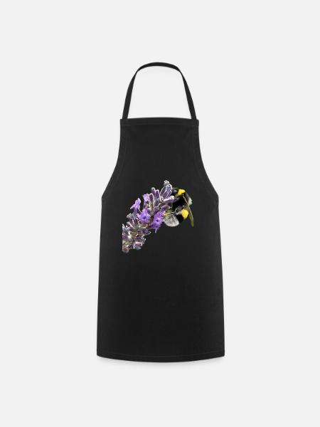 Bourdon lavande - Tablier de cuisine - noir