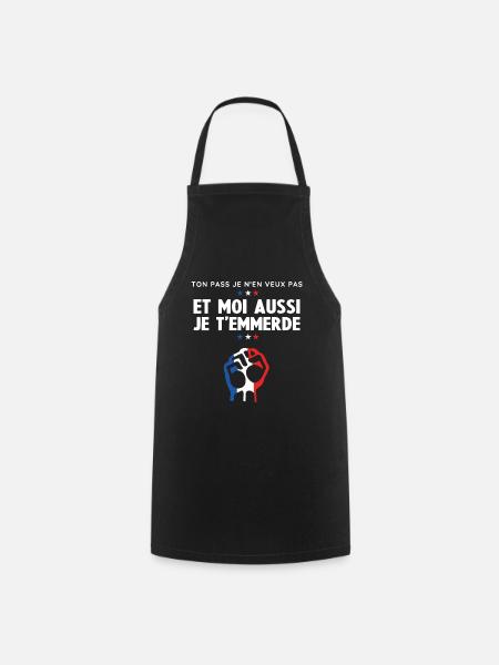 Moi aussi je t'emmerde - Tablier de cuisine - noir