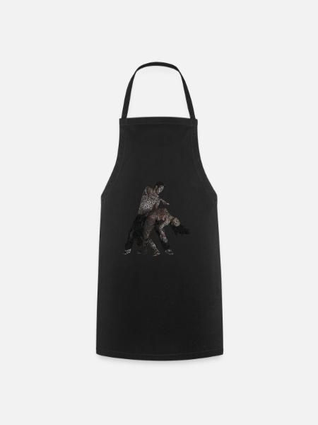 idée cadeau histoire de danse bachata - Tablier de cuisine - noir