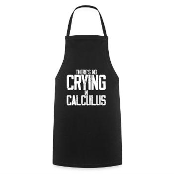 There's No Crying In Calculus 3 - Cooking Apron - black - Front - AI Model Male 185 dark (185cm)