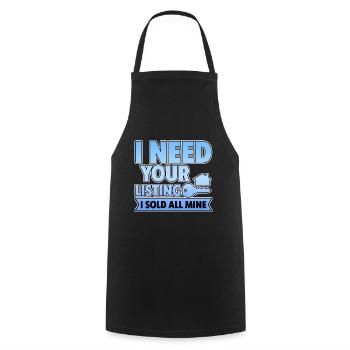 J’ai besoin de votre annonce, j’ai vendu tout le mien 4 - Tablier de cuisine - noir - Devant - AI Model Male 185 dark (185cm)