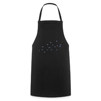 Bird flight south gift idea - Cooking Apron - black - Front - AI Model Male 185 dark (185cm)